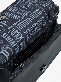 Loungefly Harry Potter Elder Wand Black Crossbody Bag — BoxLunch Exclusive