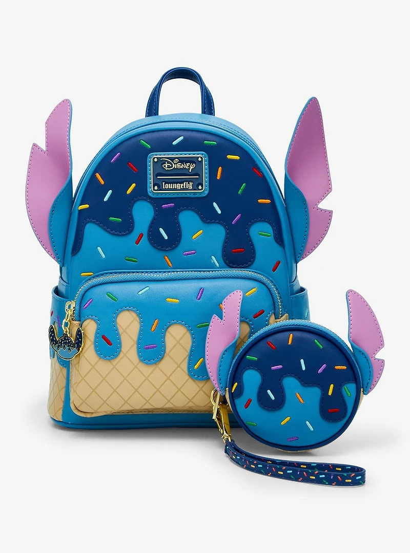 Loungefly Disney Lilo & Stitch Ice Cream Stitch Figural Coin Purse - BoxLunch Exclusive