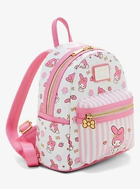 Loungefly Sanrio My Melody Allover Print Striped Mini Backpack — BoxLunch Exclusive