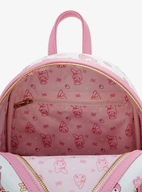 Loungefly Sanrio My Melody Allover Print Striped Mini Backpack — BoxLunch Exclusive