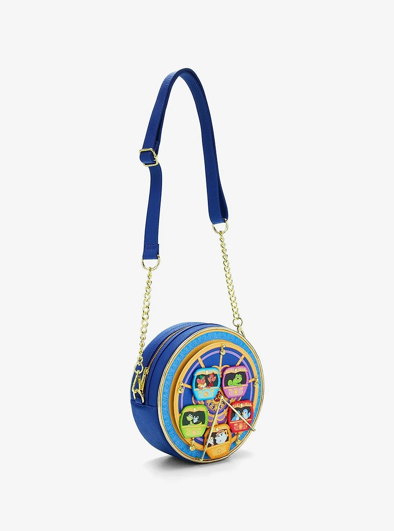 Loungefly Disney Princess Sidekicks Moving Ferris Wheel Figural Crossbody Bag
