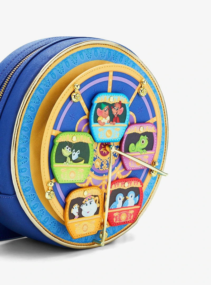 Loungefly Disney Princess Sidekicks Moving Ferris Wheel Figural Crossbody Bag