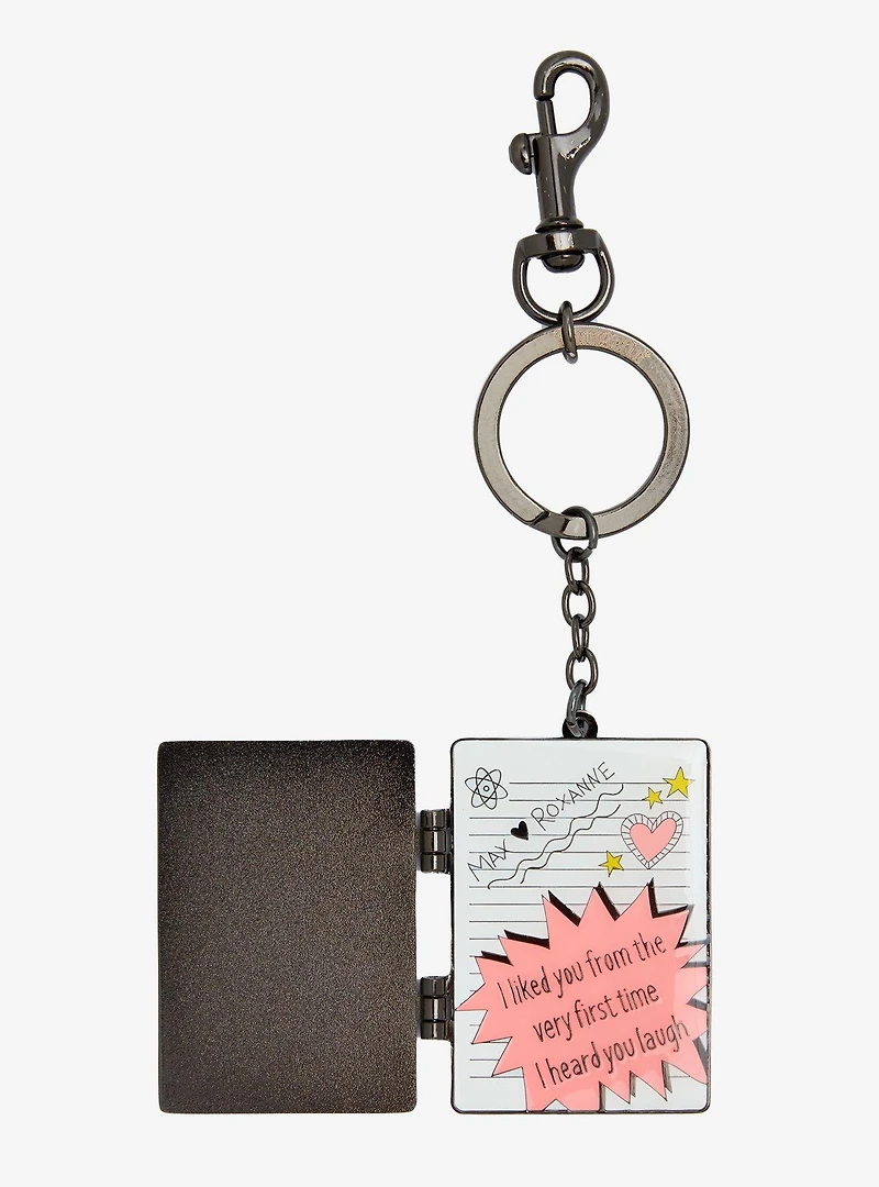 Loungefly Disney A Goofy Movie Max & Roxanne Journal Hinged Keychain