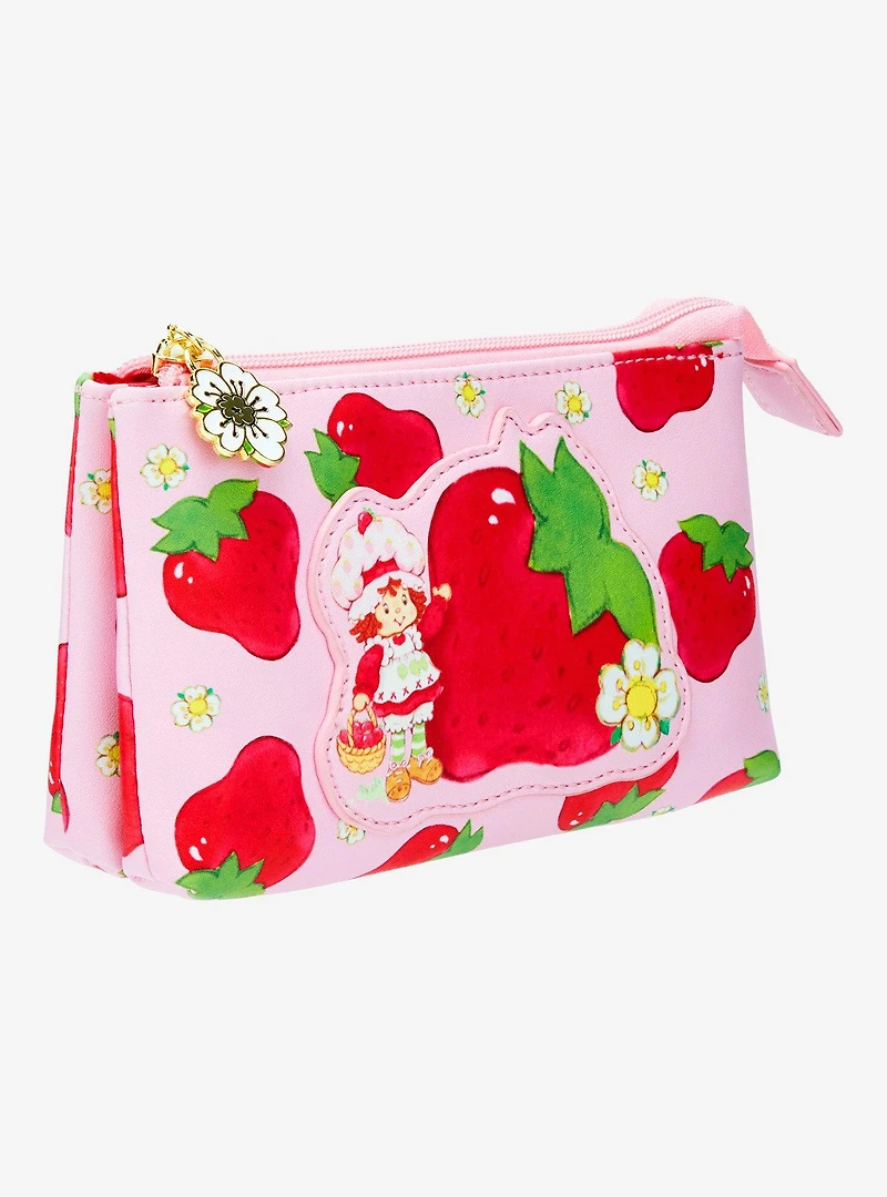 Strawberry Shortcake Fruit Allover Print Cosmetic Bag