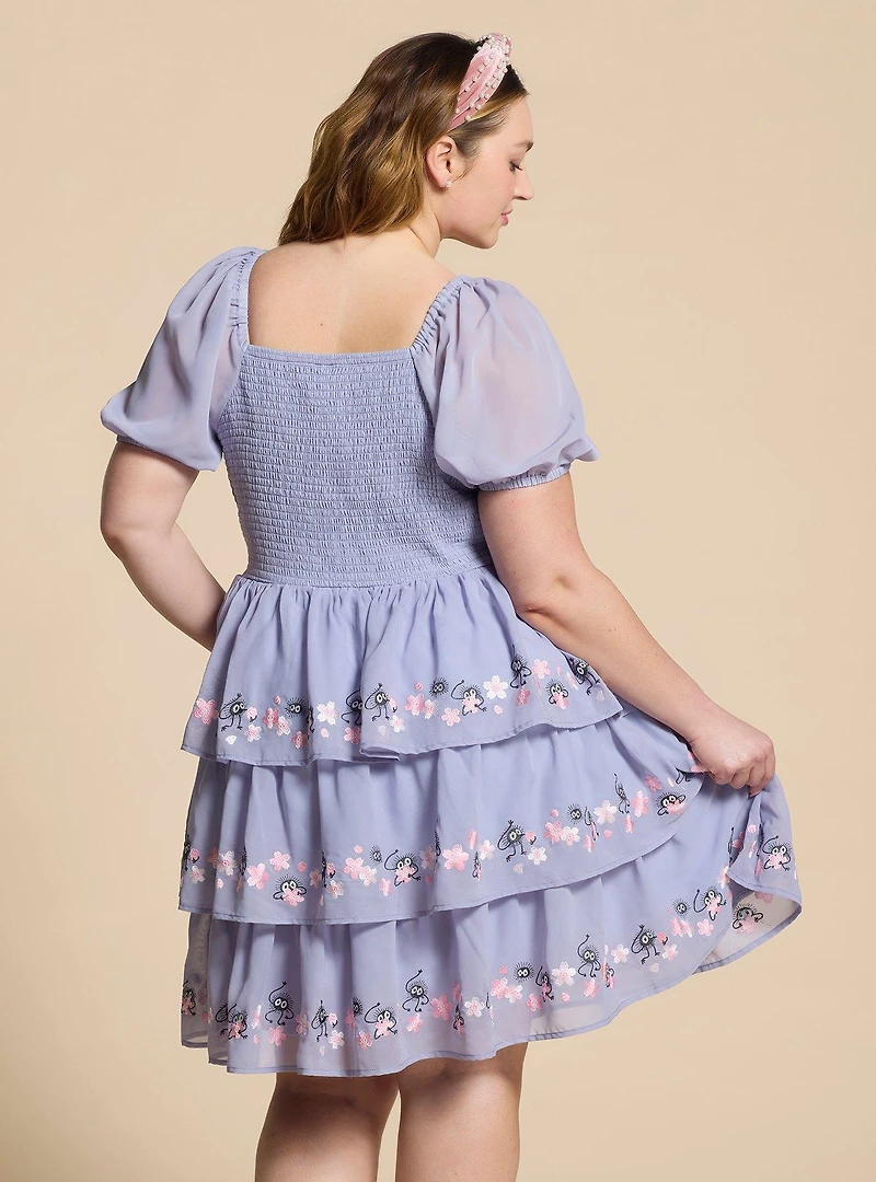 Her Universe Studio Ghibli® Spirited Away Soot Sprites Cherry Blossom Plus Dress