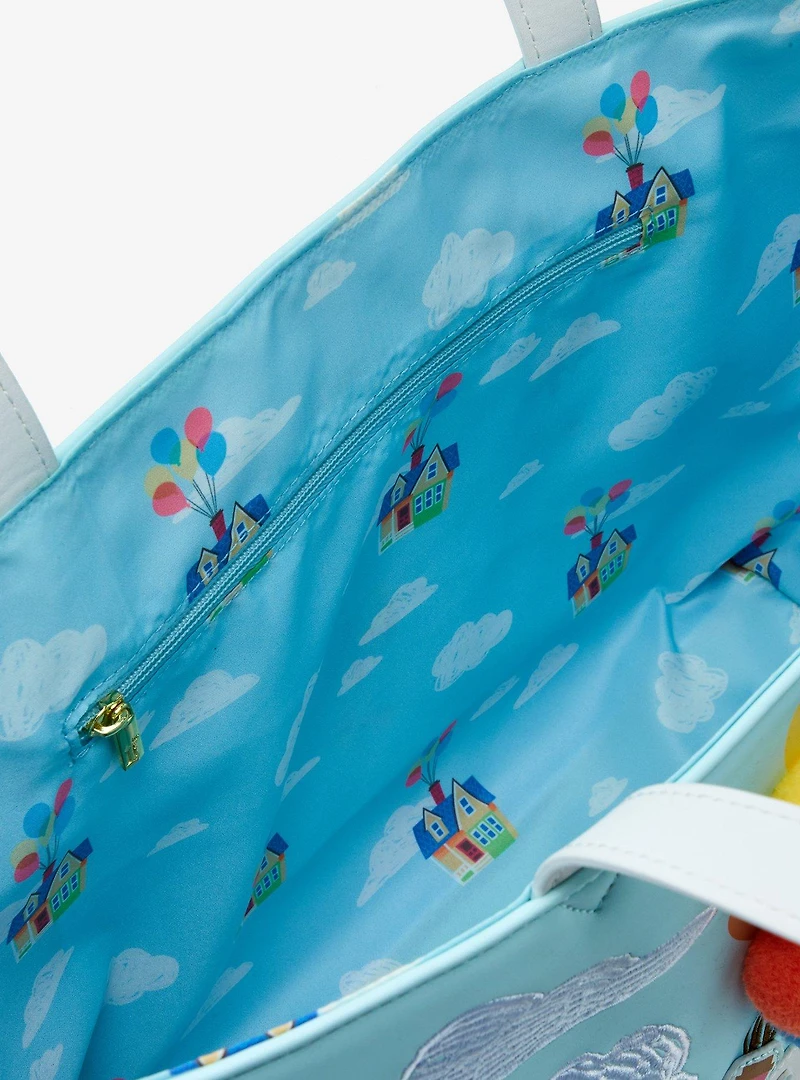 Loungefly Disney Pixar Up Floating House Pom Pom Tote — BoxLunch Exclusive