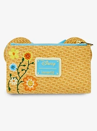 Loungefly Disney Minnie Mouse Raffia Floral Ears Wallet - BoxLunch Exclusive