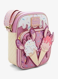 Loungefly Disney Lilo & Stitch Angel Ice Cream Cone Crossbody Bag — BoxLunch Exclusive