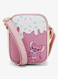Loungefly Disney Lilo & Stitch Angel Ice Cream Cone Crossbody Bag — BoxLunch Exclusive