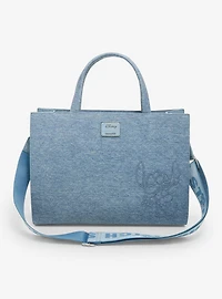 Loungefly Disney Lilo & Stitch Denim Stitch Handbag - BoxLunch Exclusive