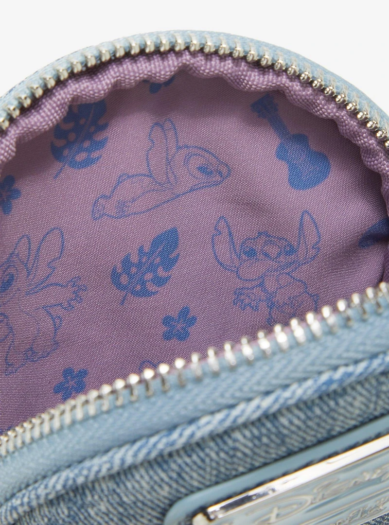 Loungefly Disney Lilo & Stitch Denim Stitch Coin Purse - BoxLunch Exclusive
