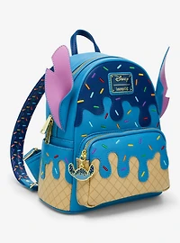 Loungefly Disney Lilo & Stitch Ice Cream Stitch Figural Mini Backpack - BoxLunch Exclusive
