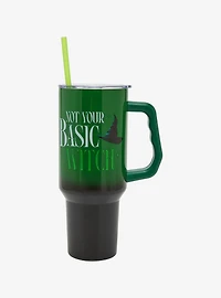 Wicked Elphaba Straw Tumbler with Handle