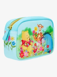 Loungefly Disney Winnie the Pooh Floral Pooh Bear and Friends Cosmetic Bag - BoxLunch Exclusive