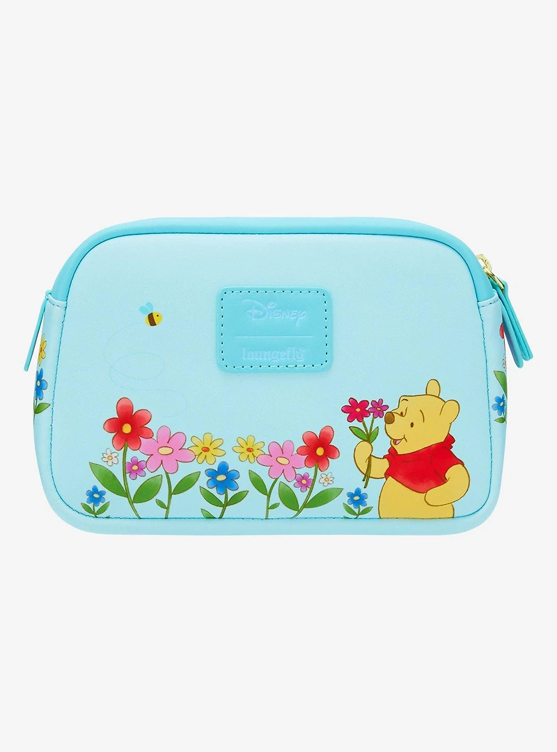 Loungefly Disney Winnie the Pooh Floral Pooh Bear and Friends Cosmetic Bag - BoxLunch Exclusive