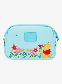 Loungefly Disney Winnie the Pooh Floral Pooh Bear and Friends Cosmetic Bag - BoxLunch Exclusive