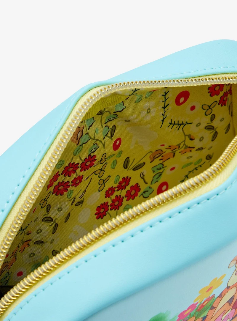 Loungefly Disney Winnie the Pooh Floral Pooh Bear and Friends Cosmetic Bag - BoxLunch Exclusive