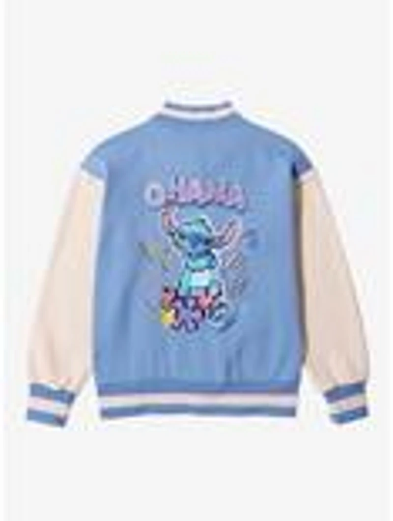 Disney Lilo & Stitch Doodle Icons Youth Varsity Jacket - BoxLunch Exclusive