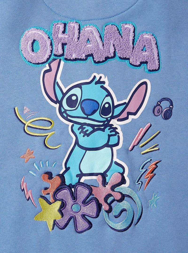 Disney Lilo & Stitch Doodle Icons Youth Varsity Jacket - BoxLunch Exclusive