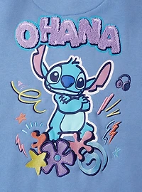 Disney Lilo & Stitch Doodle Icons Youth Varsity Jacket - BoxLunch Exclusive