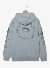 the Lord of Rings Tonal Icons Zippered Hoodie - BoxLunch Exclusive