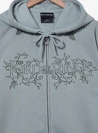 the Lord of Rings Tonal Icons Zippered Hoodie - BoxLunch Exclusive