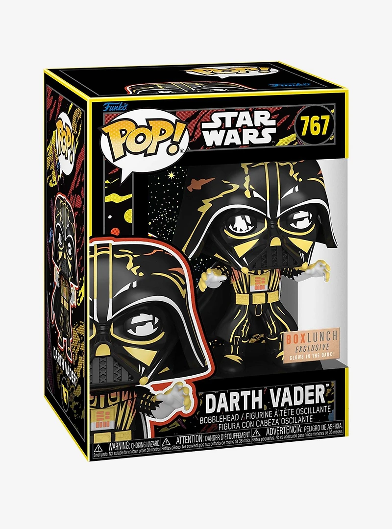 Funko Pop! Star Wars Darth Vader Glow-in-the-Dark Vinyl Figure - BoxLunch Exclusive