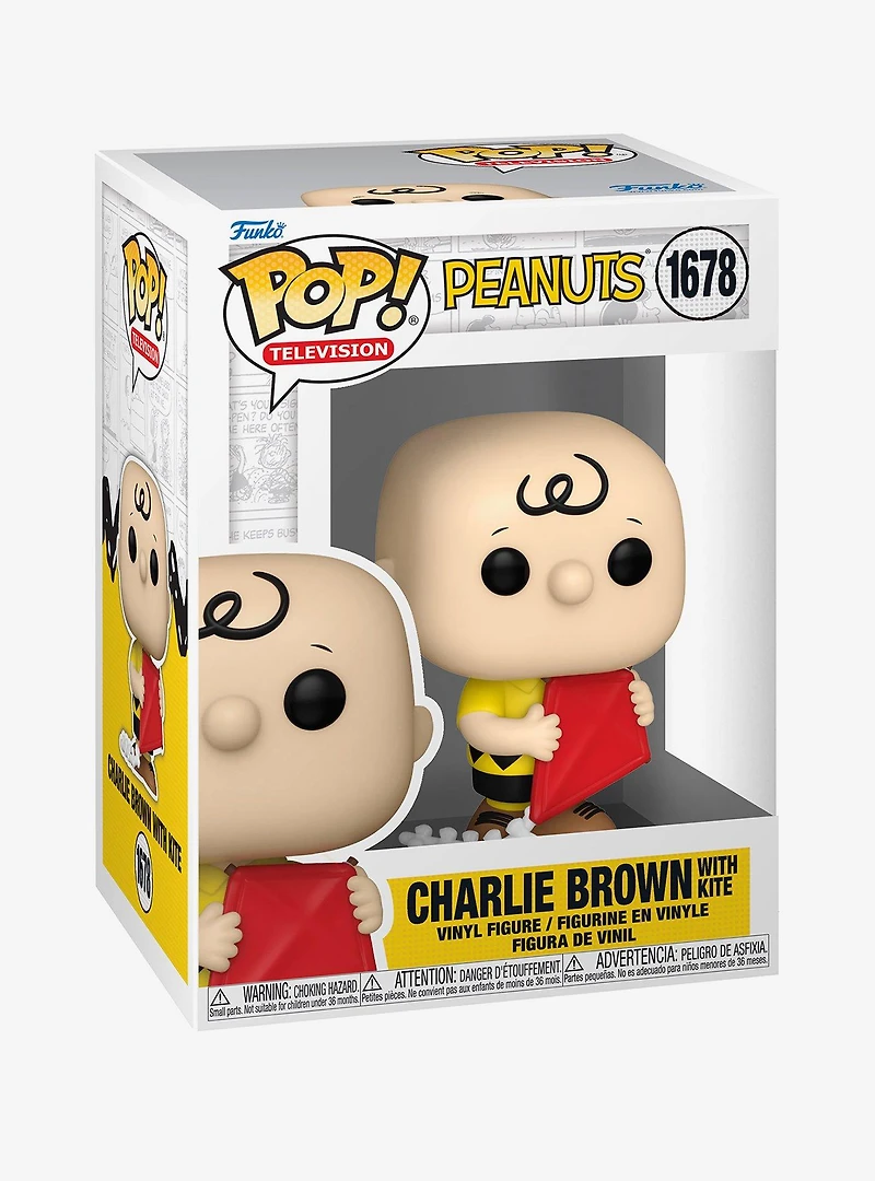 Funko Pop! Television Peanuts Charlie Brown with Kite Vinyl Figure