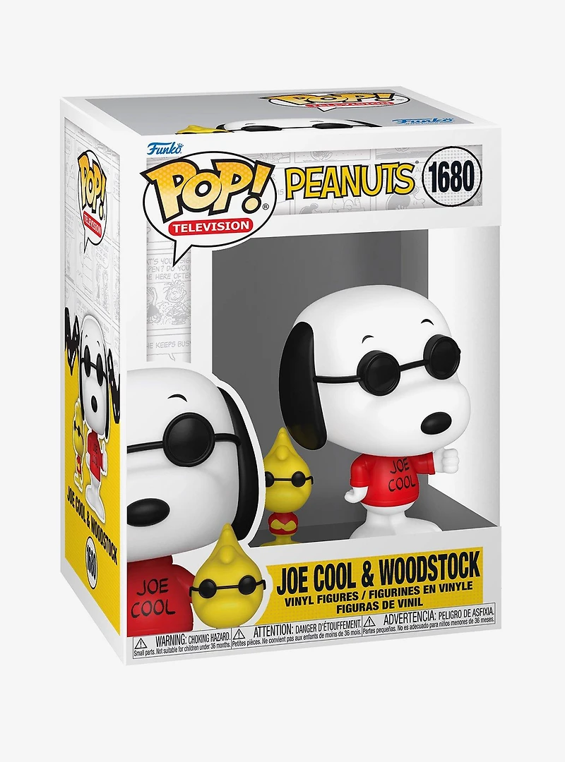 Funko Pop! Television Peanuts Joe Cool & Woodstock Vinyl Figures