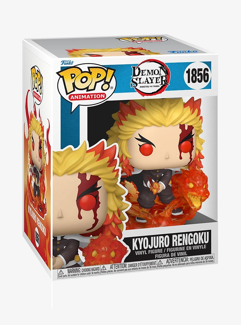 Funko Pop! Animation Demon Slayer: Kimetsu no Yaiba Kyojuro Rengoku Vinyl Figure