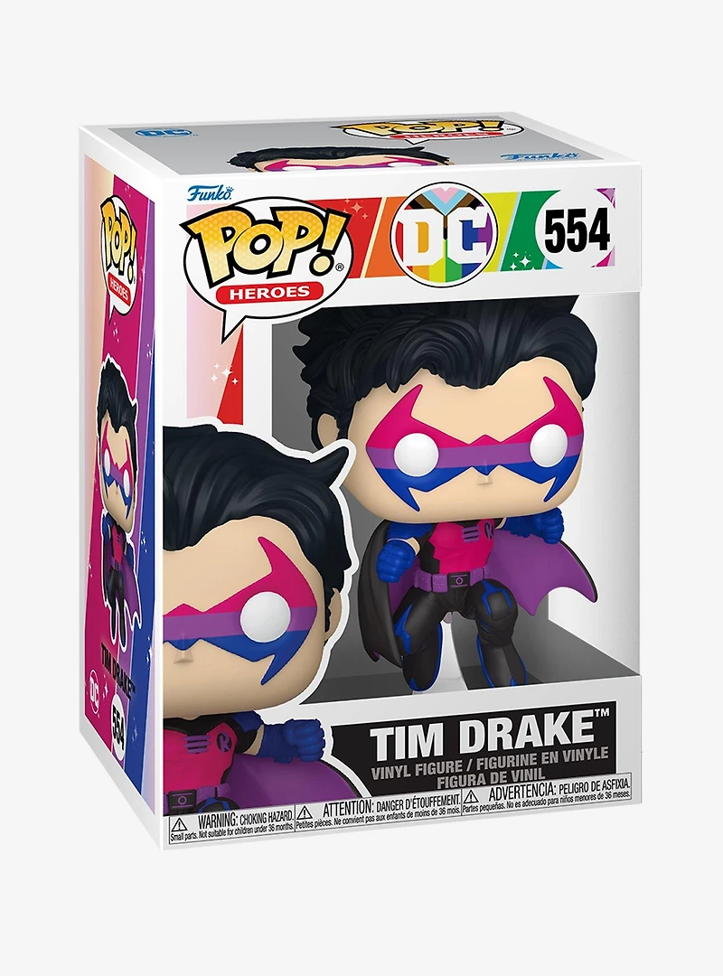 Funko Pop! Heroes DC Comics Tim Drake Pride Vinyl Figure