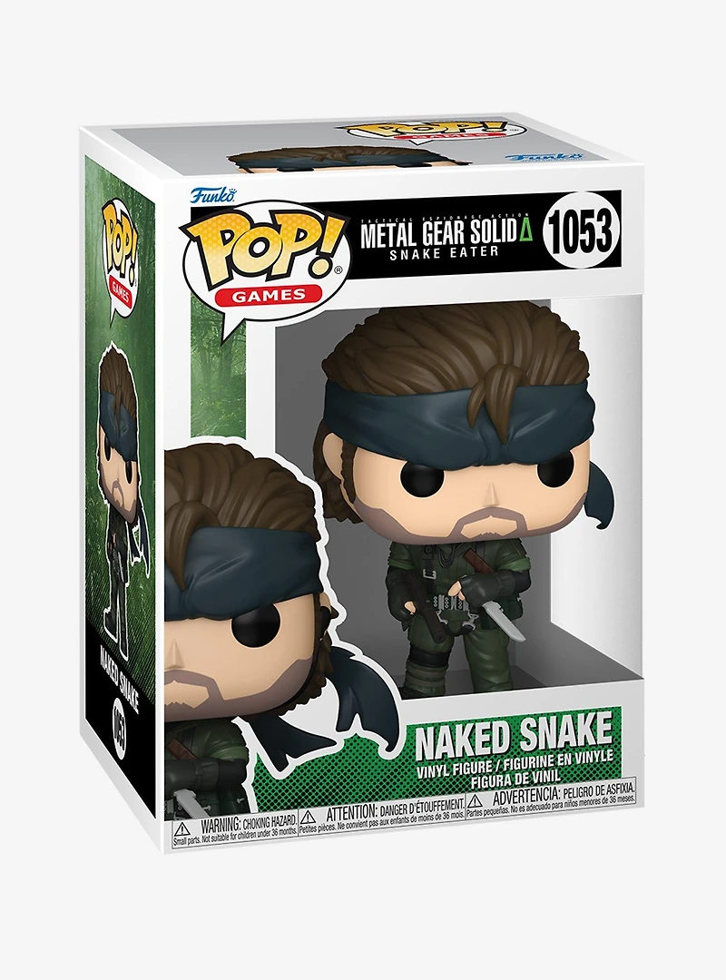 Funko Pop! Games Metal Gear Solid: Snake Eater Naked Snake Vinyl Figure
