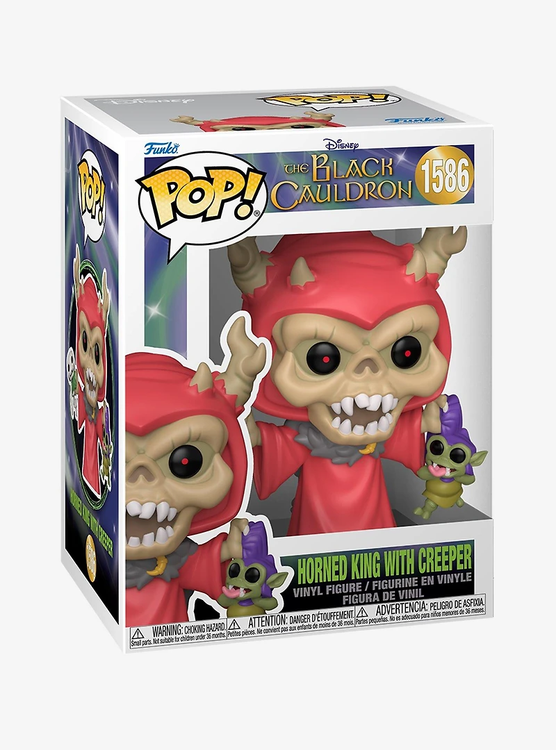 Funko Pop! Disney The Black Cauldron Horned King with Creeper Vinyl Figure