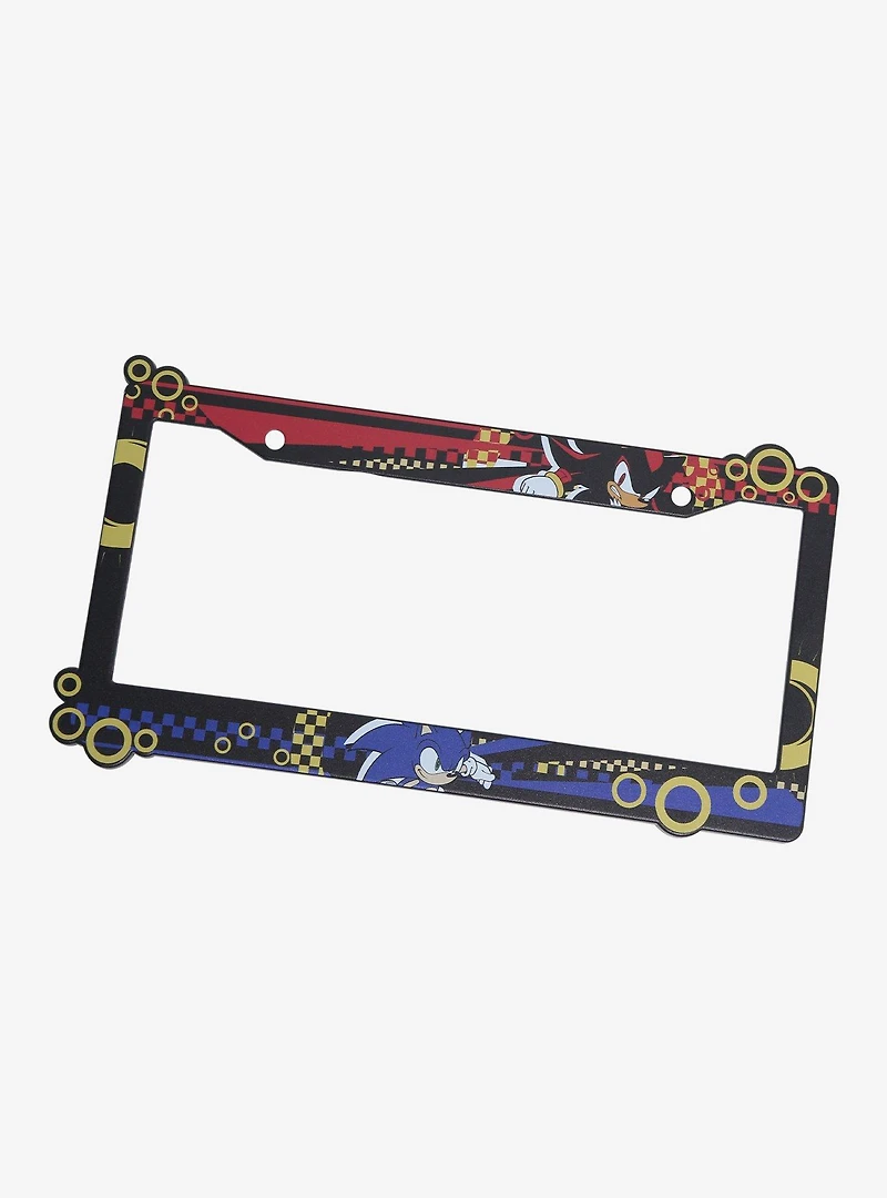 Sonic the Hedgehog Shadow & Sonic License Plate Frame — BoxLunch Exclusive