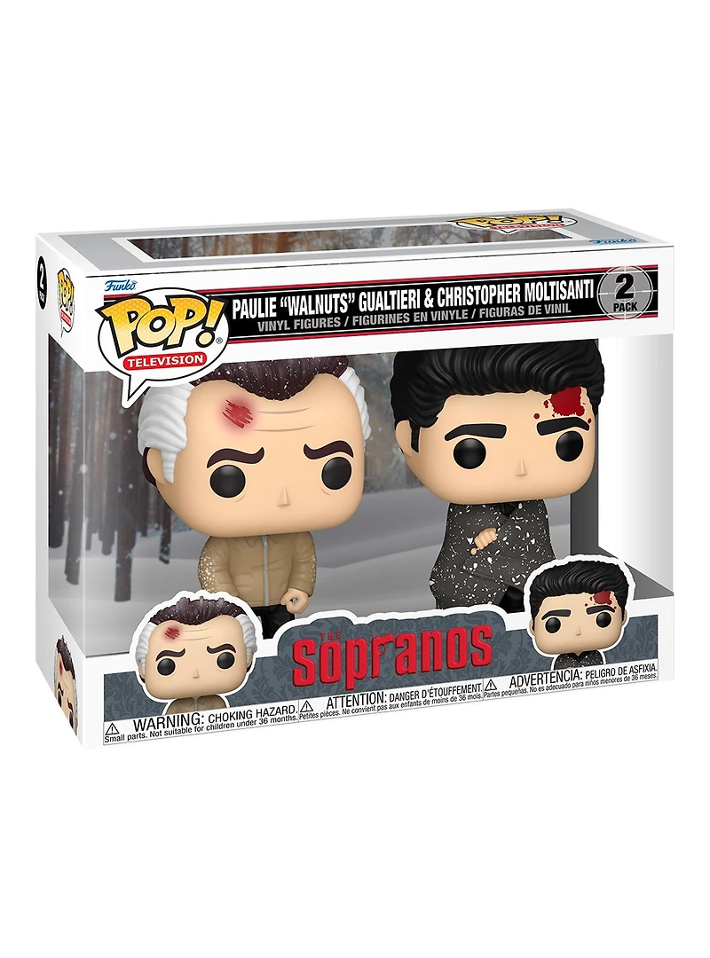Funko Pop! Television The Sopranos Paulie "Walnuts" Gualtieri & Christopher Moltisanti Vinyl Figure Set