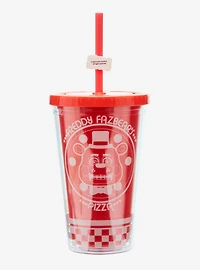 Five Nights at Freddy's Let's Eat Carnival Cup with Straw Charm