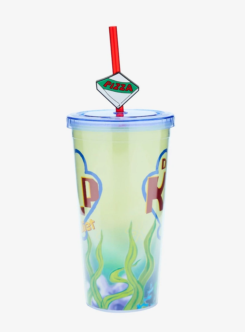 SpongeBob SquarePants Diet Dr. Kelp Carnival Cup with Straw Charm - BoxLunch Exclusive