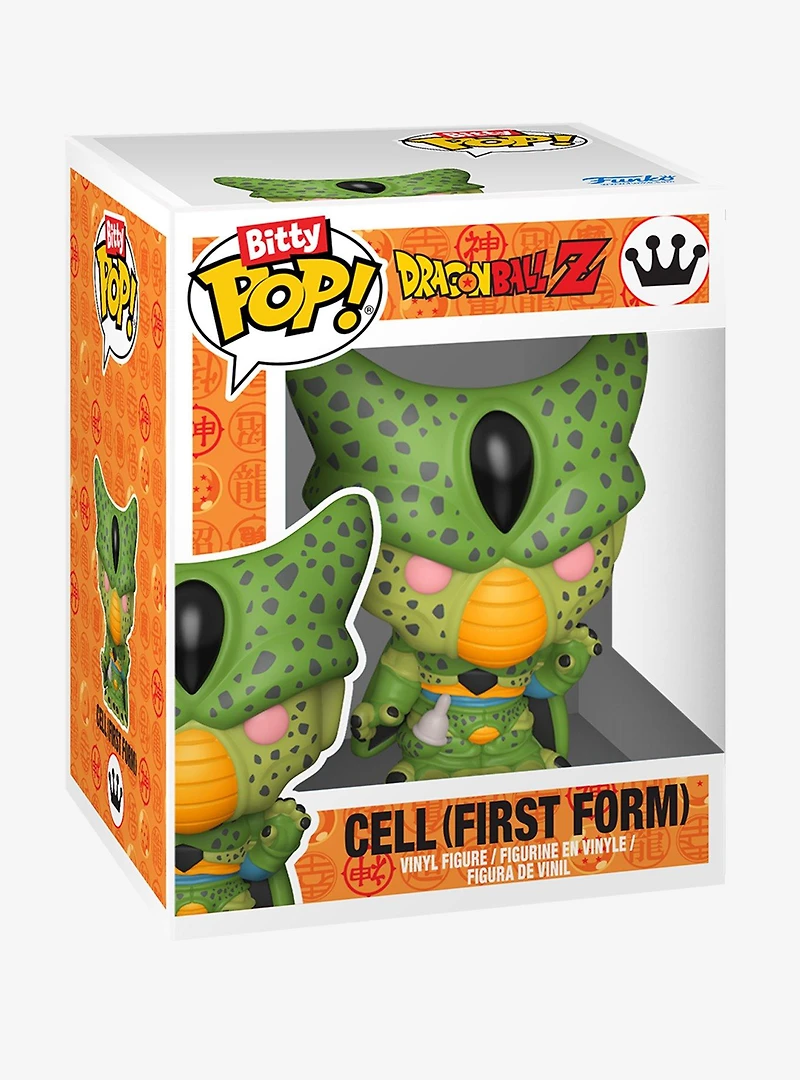 Funko Bitty Pop! Dragon Ball Z Cell (First Form) & Friends Blind Box Mini Vinyl Figure Set