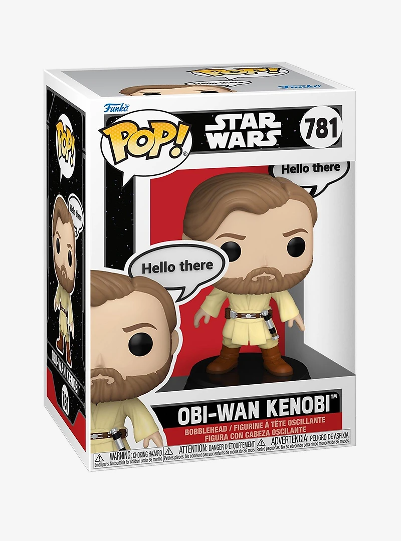 Funko Pop! Star Wars Obi-Wan Kenobi Quote Vinyl Bobblehead