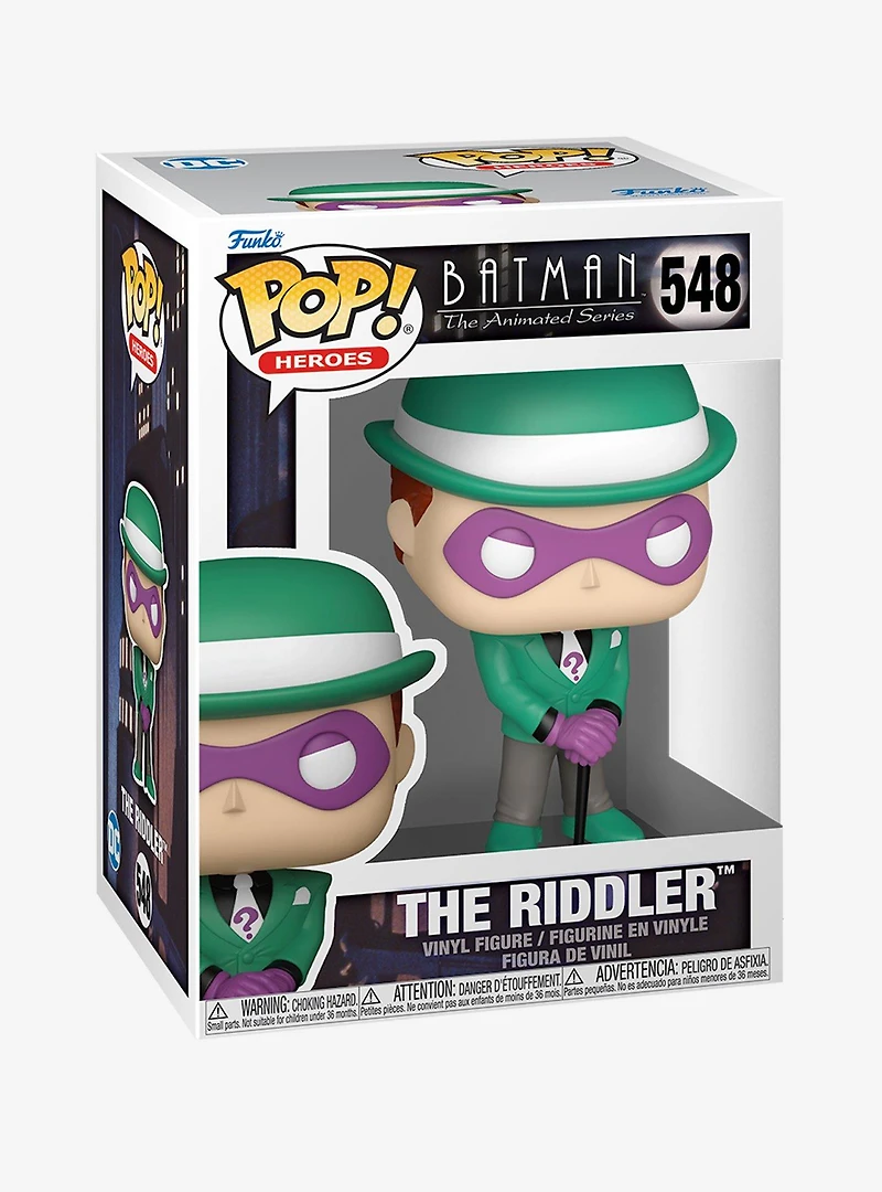Funko Pop! Heroes DC Comics Batman: The Animated Series The Riddler Vinyl Figure