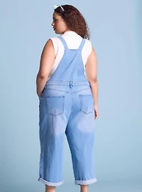Her Universe Studio Ghibli® My Neighbor Totoro Floral Embroidered Women's Plus Overalls - BoxLunch Exclusive