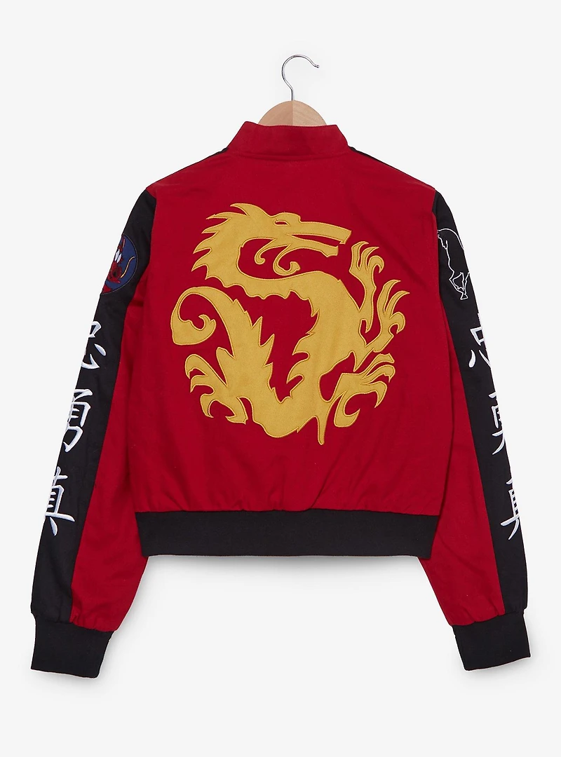 Disney Mulan Mushu Women's Cropped Moto Jacket — BoxLunch Exclusive