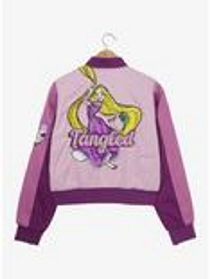 Disney Tangled Rapunzel Women's Cropped Moto Jacket — BoxLunch Exclusive