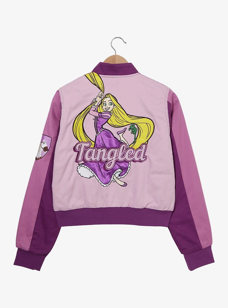 Disney Tangled Rapunzel Women's Cropped Moto Jacket — BoxLunch Exclusive