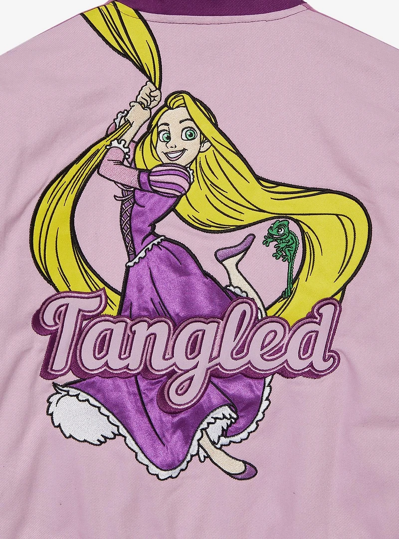 Disney Tangled Rapunzel Women's Plus Cropped Moto Jacket — BoxLunch Exclusive