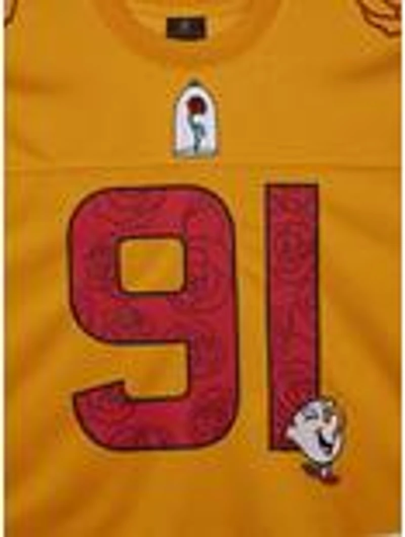 Disney Beauty and the Beast Belle Cropped Women's Football Jersey - BoxLunch Exclusive