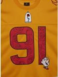 Disney Beauty and the Beast Belle Cropped Women's Football Jersey - BoxLunch Exclusive