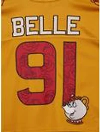 Disney Beauty and the Beast Belle Cropped Women's Football Jersey - BoxLunch Exclusive