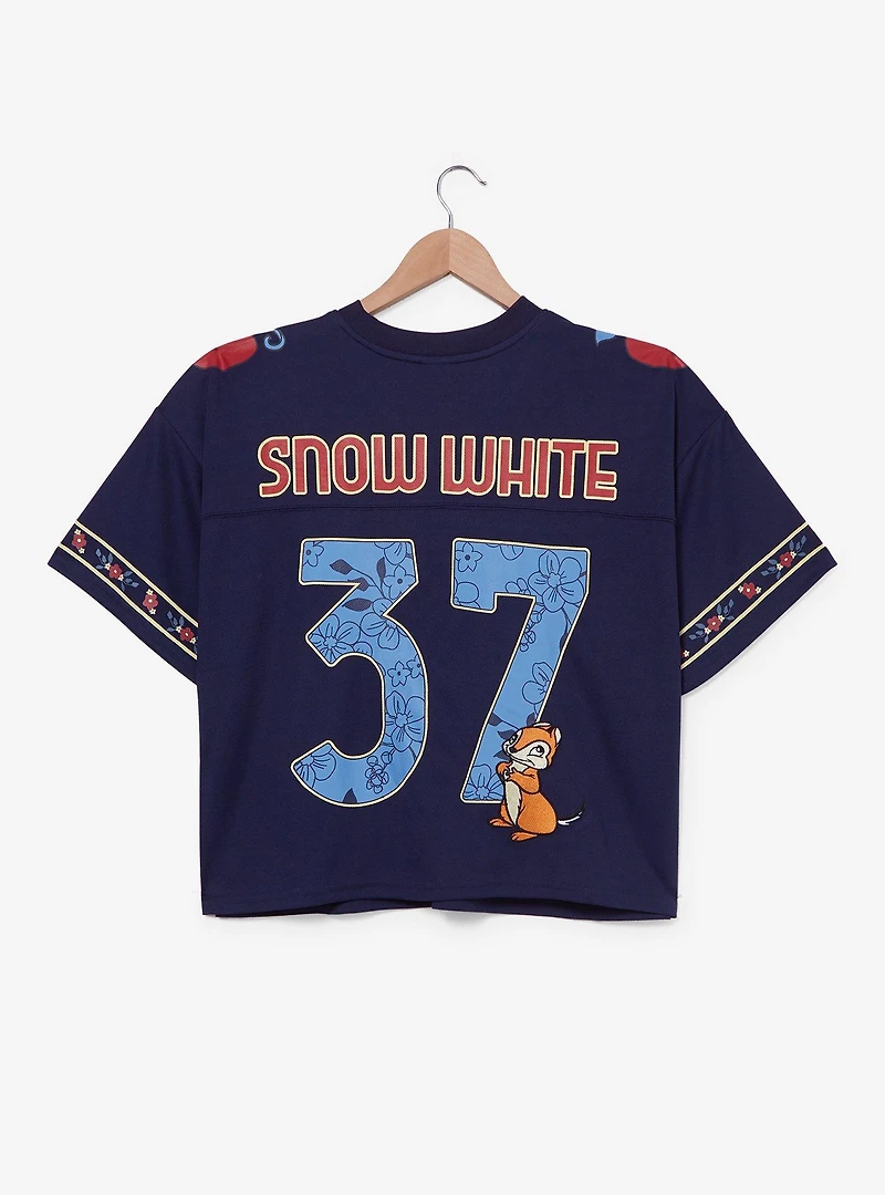 Disney Snow White and The Seven Dwarfs Cropped Women's Plus Football Jersey - BoxLunch Exclusive