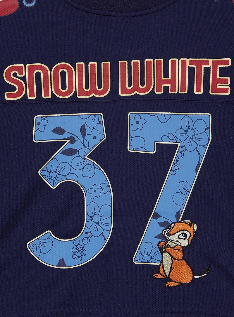 Disney Snow White and The Seven Dwarfs Cropped Women's Plus Football Jersey - BoxLunch Exclusive